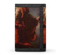 Prometheus Carrying Fire Greek Myth Cloth Wallet Card with Holder Trifold Pocket Slim Wallets