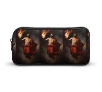 Prometheus Carrying Fire Greek Myth Pencil Case Pen Box Stationery Bag Makeup Organizer Multifunctional Pouch Holder