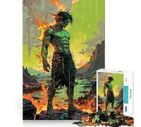 Prometheus︰ Guardian of Primordial Flame 1000 Piece Jigsaws for Teenagers Puzzle Strong Logic Toy Relaxed Mind Clear Edge Bday Surprise (38x52cm)