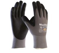 42-874 MaxiFlex Ultimate Palm-side Coated Gey/Black Gloves - Size 9
