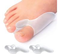 Promifun Bunion Corrector Big Toe Straightener - 10 Packs of Bunion Corrector Pads with Separator for Big Toe, Gel Shield for Foot Pain Relief, Calluses, Corns