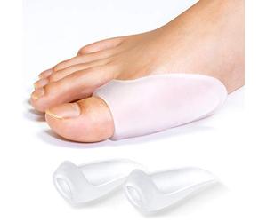Promifun Gel Bunion Protector Shield, 10 Pack of Bunion Pads and Cushions, Bunion Guard for Big Toe, Relieve Foot Pain from Friction, Rubbing and Pressure