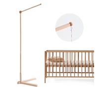 Promise Babe Wooden Baby Mobile Holder Changing Table Baby Music Box Mobile for Bed Playpen DIY Rotatable Fixed Base