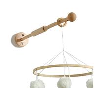 Promise Babe Wooden Crib Holder Baby Cot Mobile Wall Design Stand Arm Bracket Holder for Hanging Bed Bell Mobiles, Toys, Wind Chimes and Deco