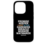Promise Keeper Light In The Darkness Miracle Worker Waymaker Case for iPhone 14 Pro