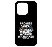 Promise Keeper Light In The Darkness Miracle Worker Waymaker Case for iPhone 15 Pro