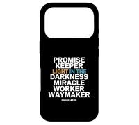 Promise Keeper Light In The Darkness Miracle Worker Waymaker Case for iPhone 17 Pro