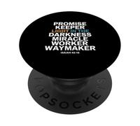 Promise Keeper Light In The Darkness Miracle Worker Waymaker PopSockets Adhesive PopGrip