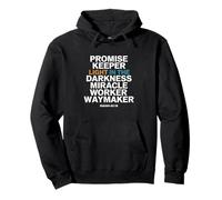 Promise Keeper Light In The Darkness Miracle Worker Waymaker Pullover Hoodie