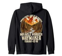 Promise Keeper Waymaker Isaiah 42 16 Christian Faith Zip Hoodie