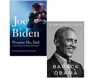 Promise Me Dad By Joe Biden & A Promised Land By Barack Obama 2 Books Collection Set