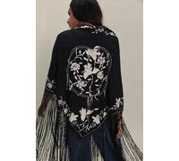 Promise Me Forever Piano Shawl at Free People in Midnight Garden Pattern - female