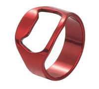 Promise Ring Ring Jewelry Men's For Steel Open Beer Bottle Personality Multifunctional Beer Tool (Red, D)
