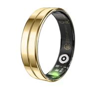 Promise Ring -Thin Smart Ring for Women & Men, Blood Oxygen, Sleep, and Activity, IP68, Health, Step Counter & Blood Pressure Tracking for iOS/Android (Silver, 9#) (GD3, One Size)