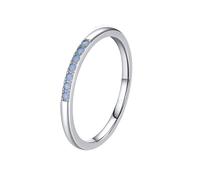 Promise Ring to Myself White Gold Wedding Band Rings for Women 14K Au585 Size Q 1/2 White Rectangle 6X8mm Moissanite Stackable for Ladies Elegant