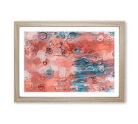 Promises in Abstract Framed Print | A2 Oak Framed Wall Art | Ready to Hang | Abstract Fantasy Picture | Living Room Bedroom Lounge Office