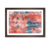 Promises in Abstract Framed Print | A2 Walnut Framed Wall Art | Ready to Hang | Abstract Fantasy Picture | Living Room Bedroom Lounge Office