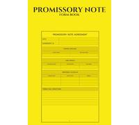 Promissory Note Form Book: Legal Loan Agreement Templates for Personal & Business Use | Fillable Forms to Document Payments, Interest & Terms
