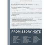 Promissory Note: Forms Book | 30 Legal Document Templates For Personal and Business Loan Agreements