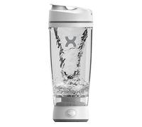 Promixx Original Shaker Bottle - Battery-powered for Smooth Protein Shakes - BPA Free, 600ml Cup (White)