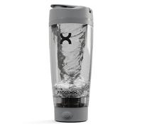 Promixx PRO Shaker Bottle New Edition - Rechargeable, Powerful for Smooth Protein Shakes - includes Supplement Storage, BPA Free, 600ml Cup, Cool Gray