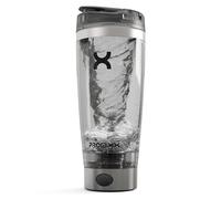 Promixx PRO Shaker Bottle New Edition - Rechargeable, Powerful for Smooth Protein Shakes - includes Supplement Storage, BPA Free, 600ml Cup, Silver/Gray