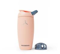 Promixx Pursuit Insulated Shaker Bottle - 550ml Double-Wall Stainless Steel Protein Mixer with Snap-Fit Agitator for Smooth Ice-Cold Shakes - Leak-Proof Gym Shaker Cup for Fitness - Coral