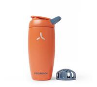 Promixx Pursuit Insulated Shaker Bottle - 550ml Double-Wall Stainless Steel Protein Mixer with Snap-Fit Agitator for Smooth Ice-Cold Shakes - Leak-Proof Gym Shaker Cup for Fitness - Burnt Orange