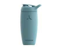 PROMIXX Pursuit Insulated Steel Shaker Bottle 550ml, Ocean Calm Blue | Double-Wall Vacuum Steel Cup With Snap-Fit Agitator, Leak-Proof, Smooth Ice-Cold Protein Shakes For Fitness