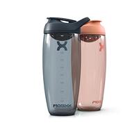 Promixx Pursuit Protein Shaker Bottle (32 oz) - Silent No-Ball Mixer, Leak-Proof Lid, BPA/BPS & Phthalate-Free ECOZEN - Easy-Clean Shaker Cup for Protein Shakes, Pre & Post-Workout Smoothies