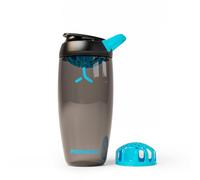 Promixx Pursuit Protein Shaker Bottle - 760ml Silent Snap-Fit Mixer for Lump-Free Shakes - Leak-Proof BPA-Free Ecozen Gym Shaker with Measurement Marks for Fitness and Travel - Black