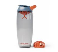 Promixx Pursuit Protein Shaker Bottle - 950ml Silent Snap-Fit Mixer for Lump-Free Shakes - Leak-Proof BPA-Free Ecozen Gym Shaker with Measurement Marks for Fitness and Travel - Midnight Blue