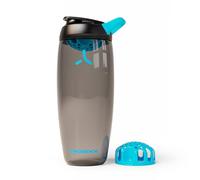 Promixx Pursuit Protein Shaker Bottle - 950ml Silent Snap-Fit Mixer for Lump-Free Shakes - Leak-Proof BPA-Free Ecozen Gym Shaker with Measurement Marks for Fitness and Travel - Black
