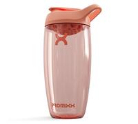 Promixx PURSUIT Protein Shaker Bottle New Edition - Premium Sports Bottles for Protein Mixes and Supplement Shakes - Easy Clean, Durable Protein Shaker Cup, 700ml, Coral