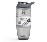 Promixx Pursuit Protein Shaker Bottle - Premium Shaker for Protein Shakes - Lifetime Durability, Leakproof, Odourless - 950ml / 32oz (Graphite Gray)