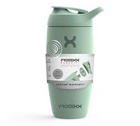 Promixx Pursuit Shaker Bottle Insulated Stainless Steel Water Bottle and Blender Cup, 550ml, Seagrass Green