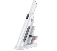PROMOMO Handheld Vacuum Cordless, Lightweight 1.4lb with Powerful Suction, Charging Dock, Single Touch Empty and Detachable Dust Cup (Creamy White)