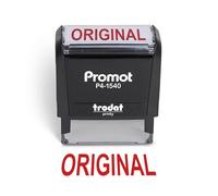 Promot Original Self Inking Rubber Stamp - Refillable Office Stamp