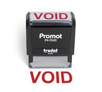 Promot Void Self Inking Rubber Stamp - Refillable Office Stamp