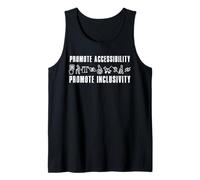 Promote Accessibility Promote Inclusivity Disabled Rights Tank Top