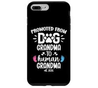 Promoted From Dog Grandma to Human Grandma est 2026 New Nana Case for iPhone 7 Plus/8 Plus