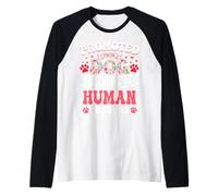 Promoted from Dog Grandma to Human Grandma Mother's Day Raglan Baseball Tee