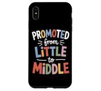 Promoted From Little To Middle Back To School Students Kids Case for iPhone XS Max