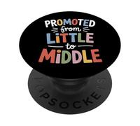 Promoted From Little To Middle Back To School Students Kids PopSockets Adhesive PopGrip