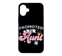 Promoted To Aunt Auntie Best Aunt Ever Aunt To Be Case for iPhone 16 Plus