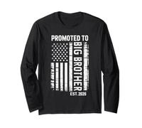 Promoted To Big Brother 2026 New Family Member Announcement Long Sleeve T-Shirt