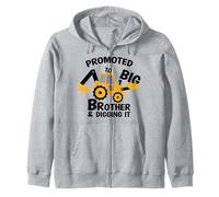 Promoted to Big Brother & Digging It Zip Hoodie