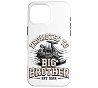 Promoted To Big Brother Est 2026 Fishing Case for iPhone 16 Pro Max