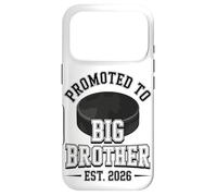 Promoted To Big Brother Est 2026 Hockey Player Case for iPhone 17 Pro