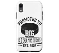 Promoted To Big Brother Est 2026 Hockey Player Case for iPhone XR